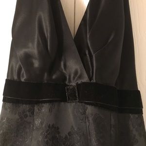 Carman Marc Valco Black Dress